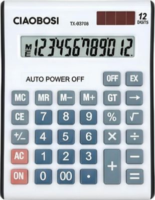 Calculatrice standard AVIZAR Avizar Calculatrice Électronique 12 Chif