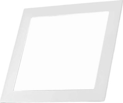 Lampe LED AVIZAR 18W 20x20cm Encastrable sur Plafond