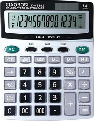 Calculatrice standard AVIZAR Avizar Calculatrice Électronique de Bure