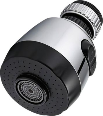 Embout AVIZAR Finition Semi-Chromé Double Jets