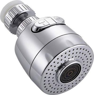 Embout AVIZAR Finition Chromé 2 Jets avec Interrupteur