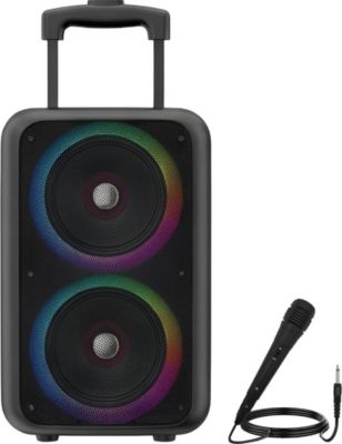 Enceinte portable AVIZAR Portable Lumineuse 2x5W avec Micro