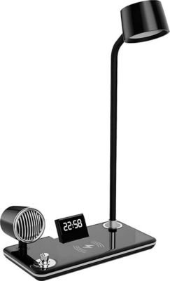 Lampe de table AVIZAR avec Haut-parleur et Station de Charge