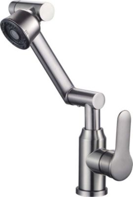 Robinet AVIZAR à Tête Pivotante Finition Acier Brossé