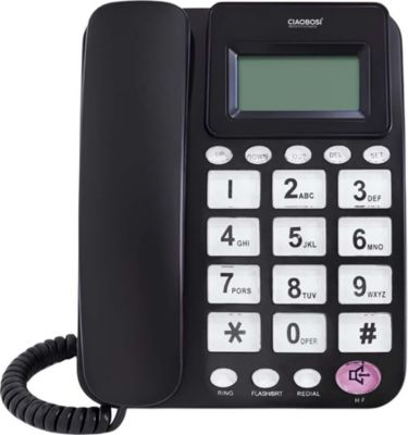 Téléphone sans fil AVIZAR avec Mains libre / Clavier Grande Touche