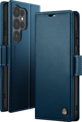Etui CASEME Galaxy S26 Ultra Anti-RFID Effet Cuir