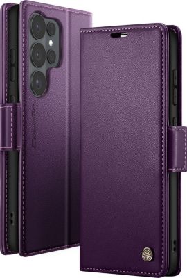 Etui CASEME Galaxy S26 Ultra Anti-RFID Effet Cuir