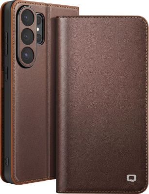 Etui QIALINO pour Galaxy S26 Ultra en Cuir Effet Mat