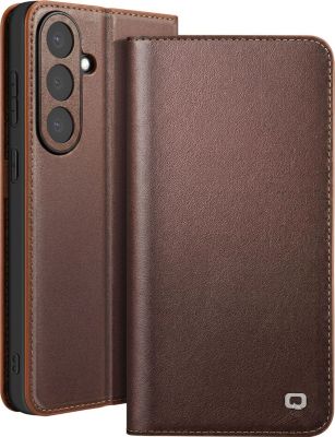 Etui QIALINO pour Galaxy S26 Plus en Cuir Effet Mat