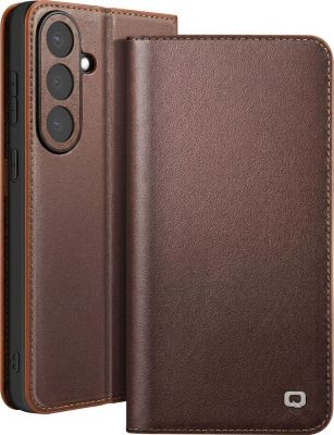 Etui QIALINO pour Galaxy S26 en Cuir Effet Mat