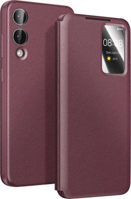 Etui AVIZAR Galaxy S25 Edge avec Fenêtre Smart View