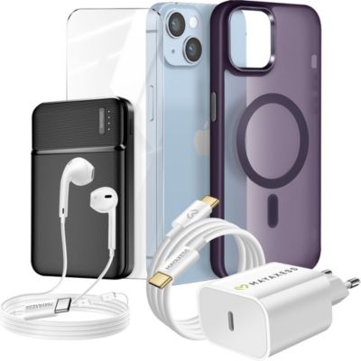 Pack MAYAXESS iPhone 14 Protection Powerbank Audio