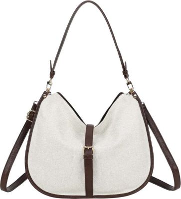 Sac bandoulière GALLANTRY Femme Bi-matière Souple Aspect Velouté