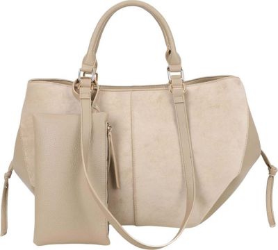 Sac bandoulière GALLANTRY Femme Bi-matière Aspect Daim et Suédine