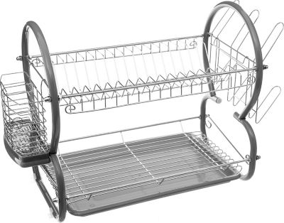 HOMELINE 2 Niveaux pour 17 Assiettes avec Bac