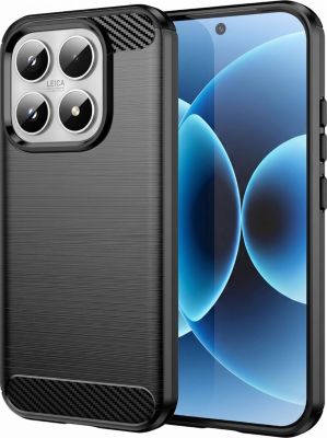 Coque AVIZAR pour Xiaomi 17 Silicone Effet Carbone