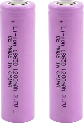 Pile rechargeable AVIZAR 3.7V 1200mAh Compact Rechargeable