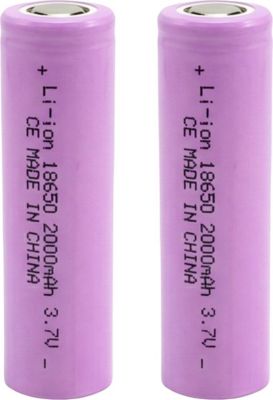Pile rechargeable AVIZAR 3.7V 2000mAh Compact Rechargeable