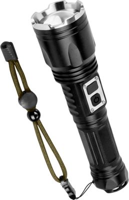 Lampe torche AVIZAR 15W 3 Modes d'Éclairage Rechargeable