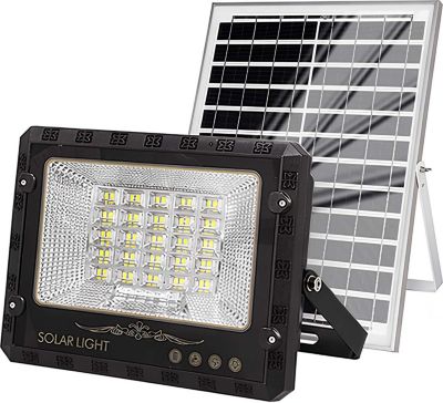 Lampe LED AVIZAR Solaire 9000K 12.5W avec Panneau Solaire