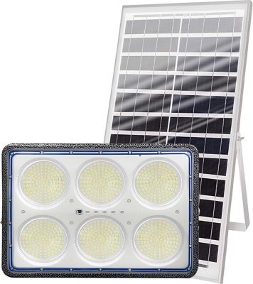 Lampe LED AVIZAR Solaire 9000K 10W avec Panneau Solaire