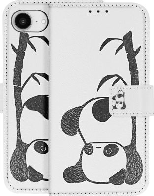 Etui AVIZAR pour iPhone 17e Motif Panda Portefeuille