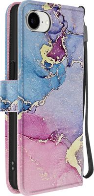 Etui AVIZAR pour iPhone 17e Motif Marbre Portefeuill