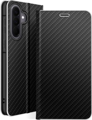 Etui AVIZAR Galaxy A57 Effet Carbone Cadre Métal