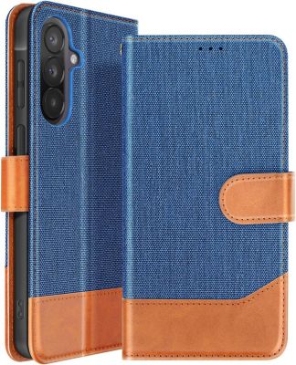 Etui AVIZAR pour Galaxy A57 Denim avec Porte-cartes