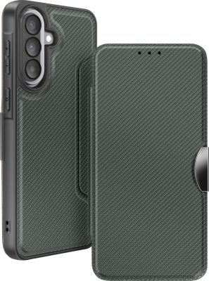 Etui AVIZAR pour Galaxy A57 Finition Carbone