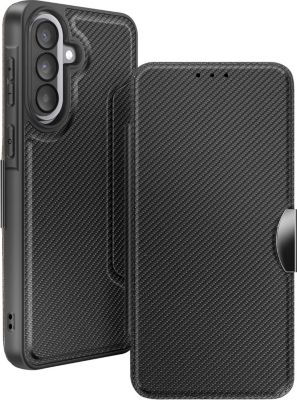 Etui AVIZAR pour Galaxy A57 Finition Carbone