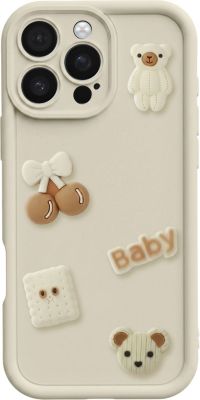 Coque AVIZAR pour iPhone 16 Pro Max Motifs Nounours