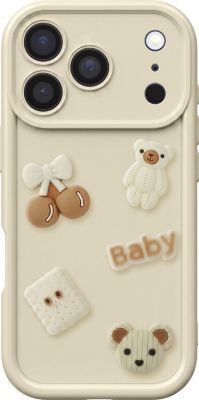 Coque AVIZAR pour iPhone 17 Pro avec Motifs Nounours