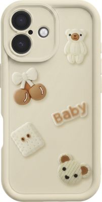 Coque AVIZAR pour iPhone 17 avec Motifs Nounours