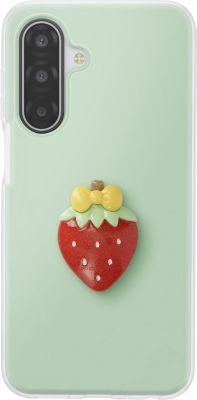 Coque AVIZAR pour Galaxy A17 avec Motif Fraise en 3D