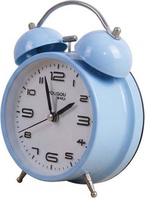 Radio réveil AVIZAR pour Chambre Format Rond Double Cloche
