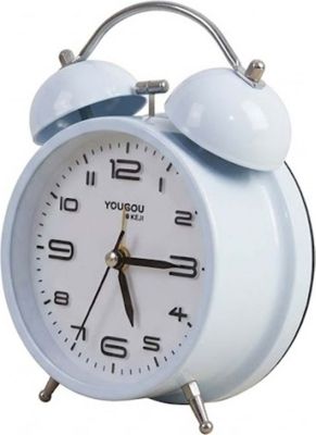 Radio réveil AVIZAR pour Chambre Format Rond Double Cloche