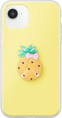 Coque AVIZAR pour iPhone 16e avec Motif Ananas en 3D