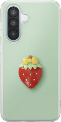 Coque AVIZAR pour Galaxy A37 avec Motif Fraise en 3D
