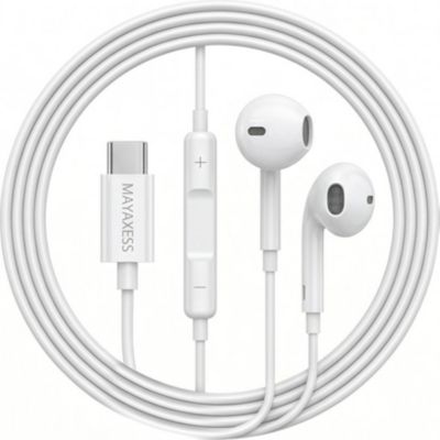 Ecouteurs MAYAXESS pour Galaxy A33 Filaires USB-C