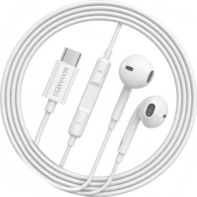 Ecouteurs MAYAXESS Filaires USB-C pour Galaxy A36