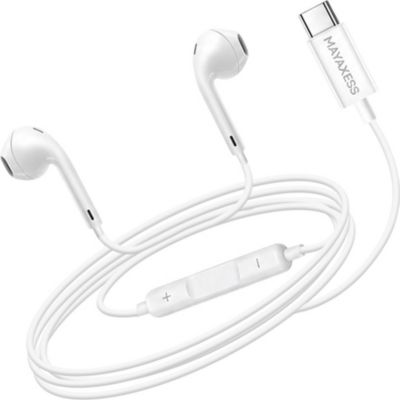 Ecouteurs MAYAXESS Filaires pour Galaxy A56 USB-C