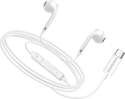 Ecouteurs MAYAXESS Filaires USB-C pour Galaxy A57