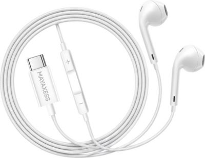 Ecouteurs MAYAXESS Filaires USB-C avec Micro pour Pixel 7
