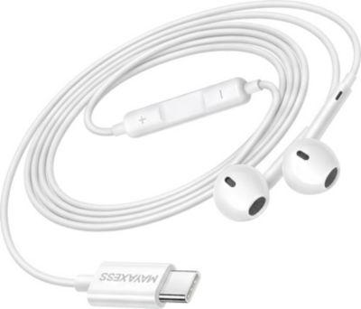 Ecouteurs MAYAXESS Filaires USB-C pour Xiaomi 14T Pro