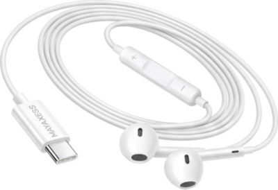 Ecouteurs MAYAXESS pour Xiaomi 15 Filaires USB-C