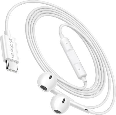 Ecouteurs MAYAXESS Filaires USB-C pour Xiaomi 15T Pro