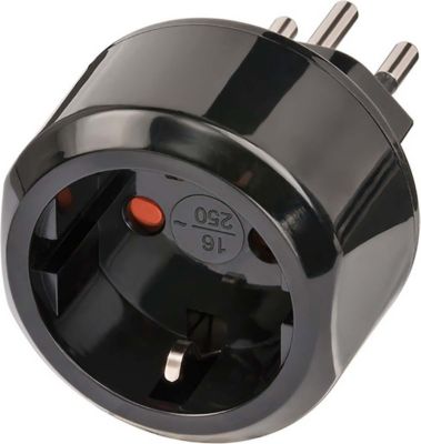 Adaptateur de voyage BRENNENSTUHL Prise Europe vers Suisse IP20 10A
