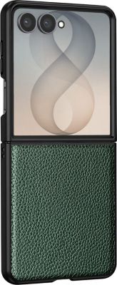 Coque AVIZAR Galaxy Z Flip 8 Pliable Effet Cuir Grain