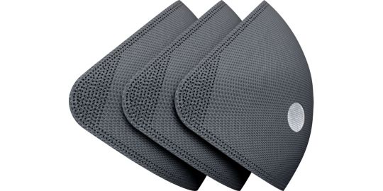 Filtre de rechange MADE FOR XIAOMI pour masque anti pollution x3 Gris